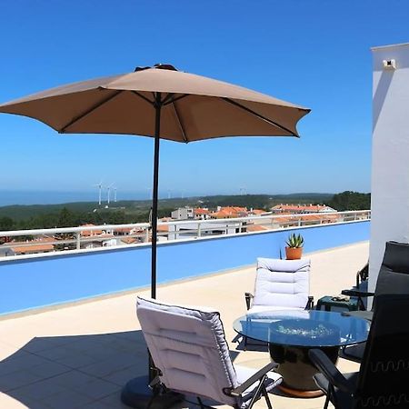 Sitio Penthouse - Big Terrace With Sea View & Bbq Villa Nazaré Esterno foto