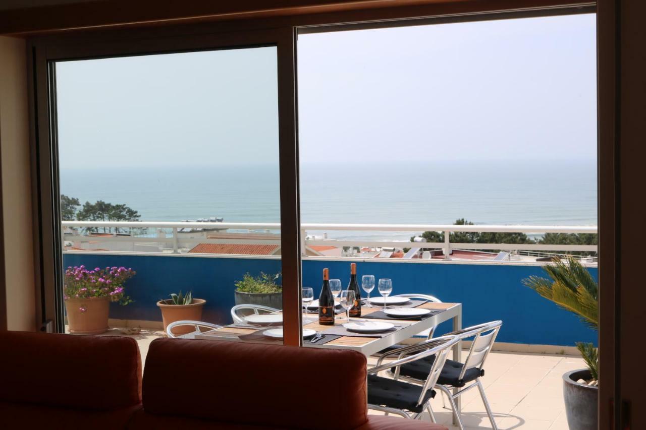 Sitio Penthouse - Big Terrace With Sea View & Bbq Villa Nazaré Esterno foto